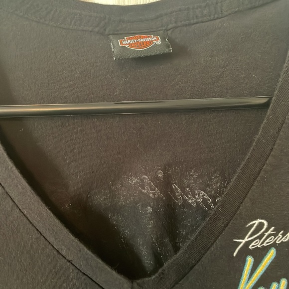 Harley Davidson Key West FL Sz Xs v neck t shirt EUC - Picture 4 of 5